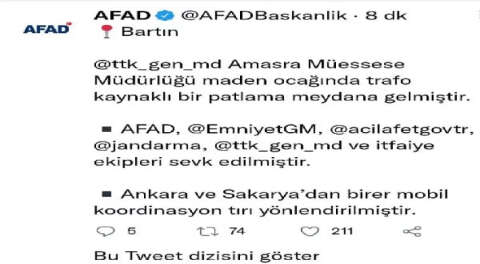 Amasra’da maden ocağında patlama: 6 yaralı (6)