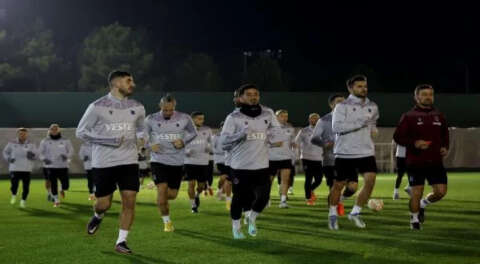Trabzonspor, Ferencvaros maçı hazırlıklarını tamamladı