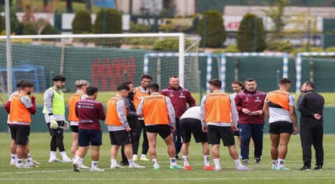 Trabzonspor, MKE Ankaragücü mesaisine devam etti