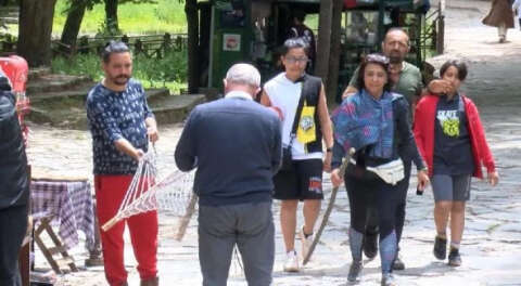 Oyunu kullananlar Belgrad Ormanı’nda piknik yaptı