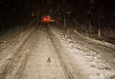 Kütahya'da Kocayayla geçidi beyaza büründü