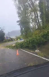 Amasra'da fırtına; tekneler limana çekildi (2)