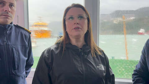 Amasra'da fırtına; tekneler limana çekildi (3)