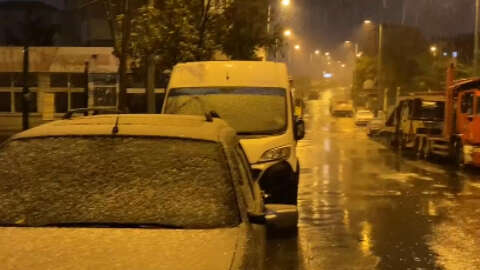 (Fotoğraf) İstanbul'da kar yağışı-1