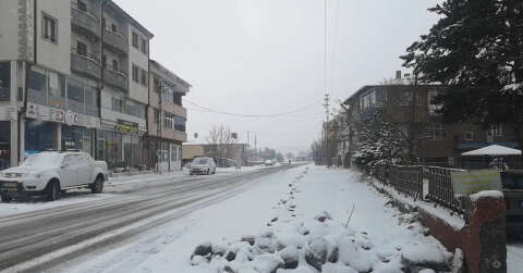 Sivas'ta kar yağışı