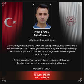 Bakan Göktaş'ın koruma polisi, trafik kazasında şehit oldu (2)