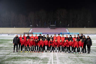 A Milli Kadın Futbol Takımı, Litvanya'da son çalışmasını yaptı