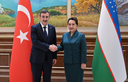 Yılmaz, Özbekistan Senatosu Başkanı Narbayeva ile görüştü