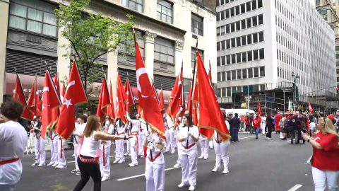 Geleneksel Türk Günü Yürüyüşü’nün 41’incisi New York'ta yapıldı