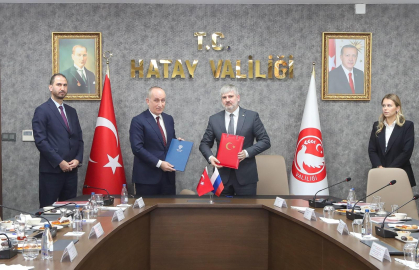 Türkiye- Rusya Kentsel Gelişme Çalışma Grubu Toplantısı Hatay'da yapıldı