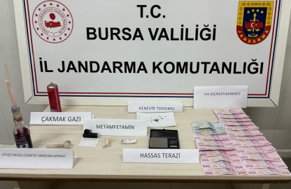 Bursa'da uyuşturucu operasyonu; 2 tutuklama