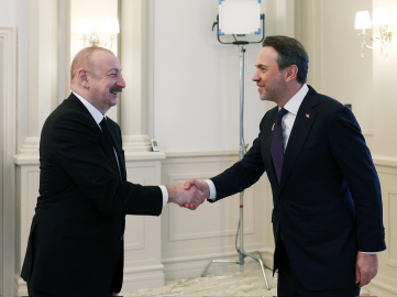 Bakan Bayraktar, Azerbaycan Cumhurbaşkanı Aliyev ile görüştü