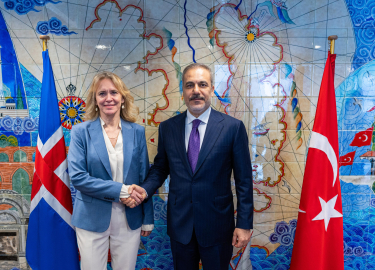 Bakan Fidan, İzlanda Dışişleri Bakanı Gunnarsdottir ile görüştü
