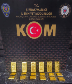 Şırnak'ta 11,5 kilo kaçak altın ele geçirildi