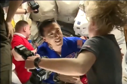 NASA astronotu ISS’e ulaştı