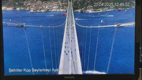 İstanbul - Deprem anı, 15 Temmuz Şehitler Köprüsü'nün kamerasında