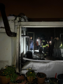 Rap şarkıcısı Sefo’nun, Samsun’daki aile evinde çıkan yangın söndürüldü