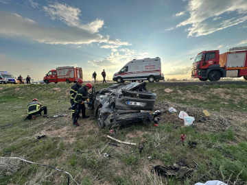 Nevşehir'de 2 otomobil çarpıştı: 2 ölü, 2 yaralı