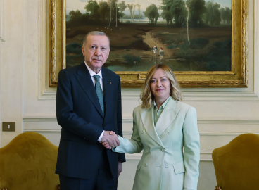 Cumhurbaşkanı Erdoğan ile Meloni görüşmesi başladı / Video eklendi