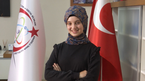 Depremzede Şevval, LGS’de tam puan alarak birinci oldu