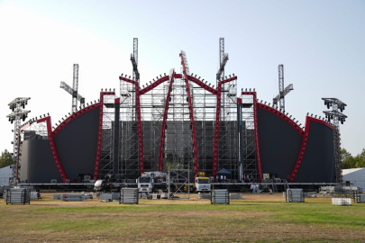 İstanbul - Jennifer Lopez'in İstanbul'da konser vereceği sahne görüntülendi