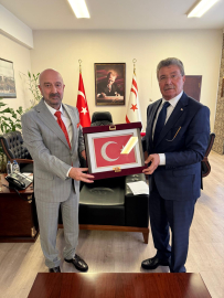 OYAK Yönetim Kurulu Başkanı Aksakallı'dan KKTC Başbakanı Üstel'e ziyaret