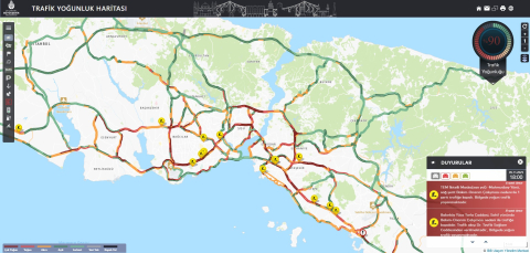 İstanbul - İstanbul'da trafik yoğunluğu yüzde 90'a ulaştı - 2 / Ek bilgi