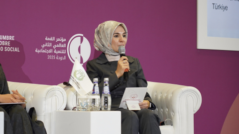 Bakan Göktaş, 2’nci Dünya Sosyal Kalkınma Zirvesi kapsamında düzenlenen oturuma katıldı