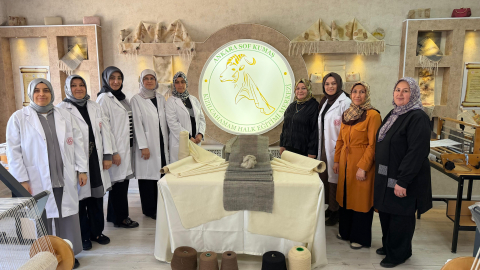 Sof kumaşı, kültürel miras elçisi kadınların elinde hayat buluyor