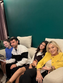 Güller ve Günahlar setinde şenlik havası