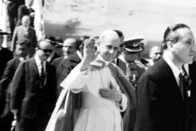 Türkiye'ye ilk Papa ziyaretinin görüntüleri paylaşıldı