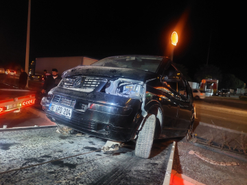 Balıkesir’de zincirleme kaza: 1 yaralı