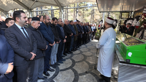 Eski MHP Genel Başkan Yardımcısı Yılmazbilen'in babası son yolculuğuna uğurlandı