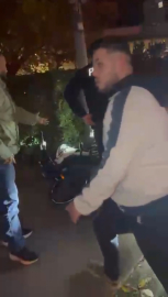 İstanbul – Beşiktaş’ta 'dur' ihtarına uymayan ehliyetsiz motosiklet sürücüsü polis aracına çarptı