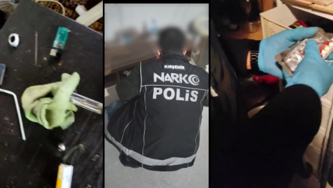 Kırşehir'de uyuşturucu operasyonunda 1 tutuklama