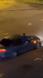 İstanbul-Ümraniye’de drift atan otomobil kamerada