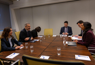 Bakan Fidan, Kanada Dışişleri Bakanı Anand ile bir araya geldi