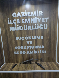 Polisten kaçan şüphelilerin üzerinden uzun namlulu silah çıktı