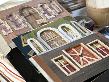 İnşaat ustası babasının yaptığı eski Edirne evlerini, rölyefle buluşturdu / Ek fotoğraflar