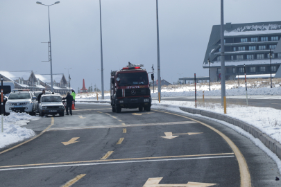 Erciyes Kayak Merkezi’nde itfaiye ekipleri 7/24 görevde / Ek fotoğraflar