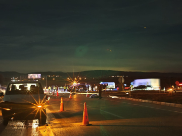 Minibüs ile motosiklet çarpıştı; 1 ölü, 1 yaralı