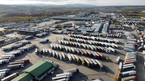 Yunanistan’daki grev nedeniyle, Kapıkule ve Hamzabeyli sınır kapılarında TIR yoğunluğu