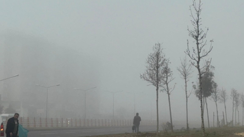 Diyarbakır'da sis nedeniyle uçak seferleri aksadı