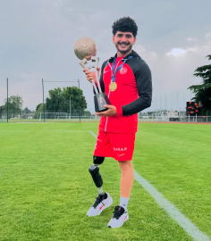 'Ampute Messi', bedensel engellilere ilham oldu