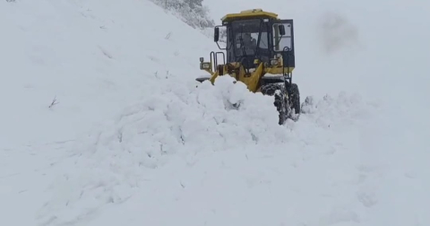 Batman'da 507 yerleşim yerinin yolu kardan kapandı