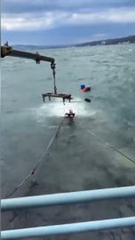 İstanbul - Sarıyer'de lodos nedeniyle balıkçı teknesi battı