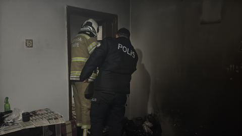 Uzaklaştırma kararı olan damat, kayınvalidesinin evini ateşe verdi