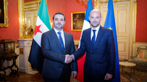 Suriye Dışişleri Bakanı Şeybani, Fransa Dışişleri Bakanı Barrot ile görüştü