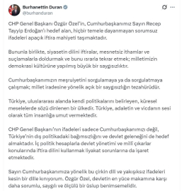 İletişim Başkanı Duran: Türkiye, tüm insanlığa umut vermektedir