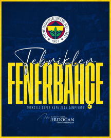 Cumhurbaşkanı Erdoğan’dan Süper Kupayı kazanan Fenerbahçe’ye tebrik